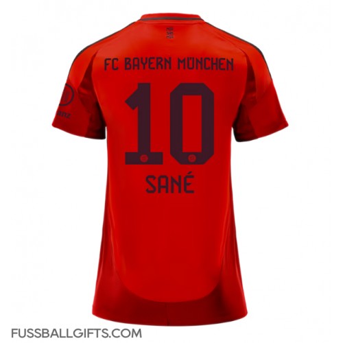 Bayern Munich Leroy Sane #10 Fußballbekleidung Heimtrikot Damen 2024-25 Kurzarm